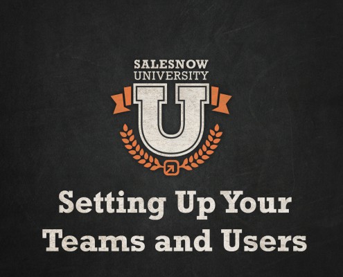 setting up your teams and users